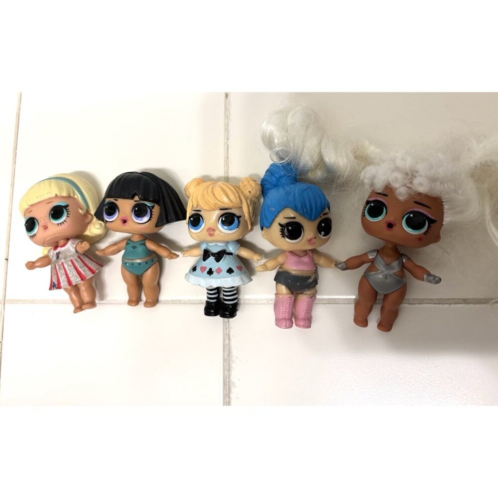 3/$15 SALE 5 Assorted LOL Surprise Dolls Doll Pharaoh JK Diva Cheer Baby Curious